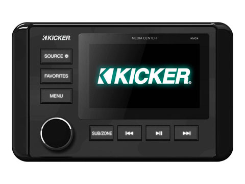 Kicker KMC4 Kicker Marine Dual Zone Media Center