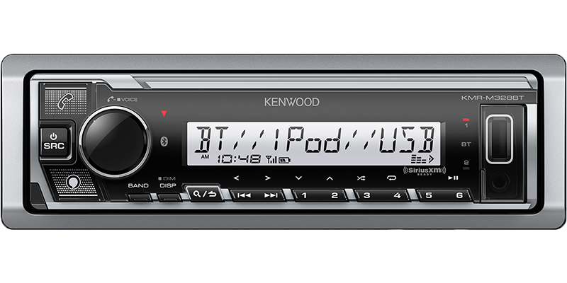 Kenwood KMR-M328BT Kenwood KMR-M328BT AM/FM/BT Marine Media Unit (NO CD)